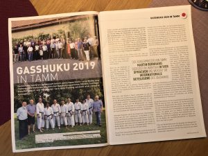 Bericht über das Gasshuku 2019 in Tamm im DJKB Heft 3/2019